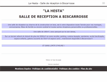 Tablet Screenshot of la-hesta.com